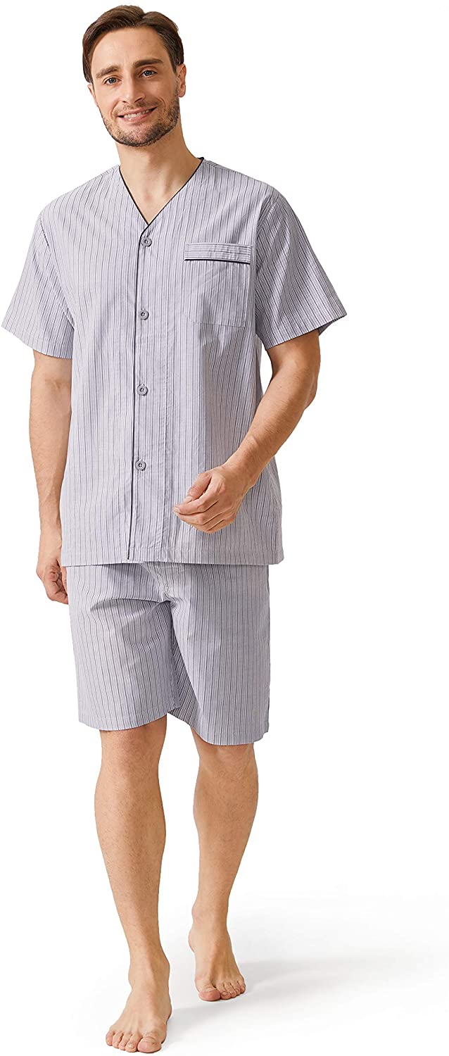 DAVID ARCHY Mens Lightweight Pajama Set