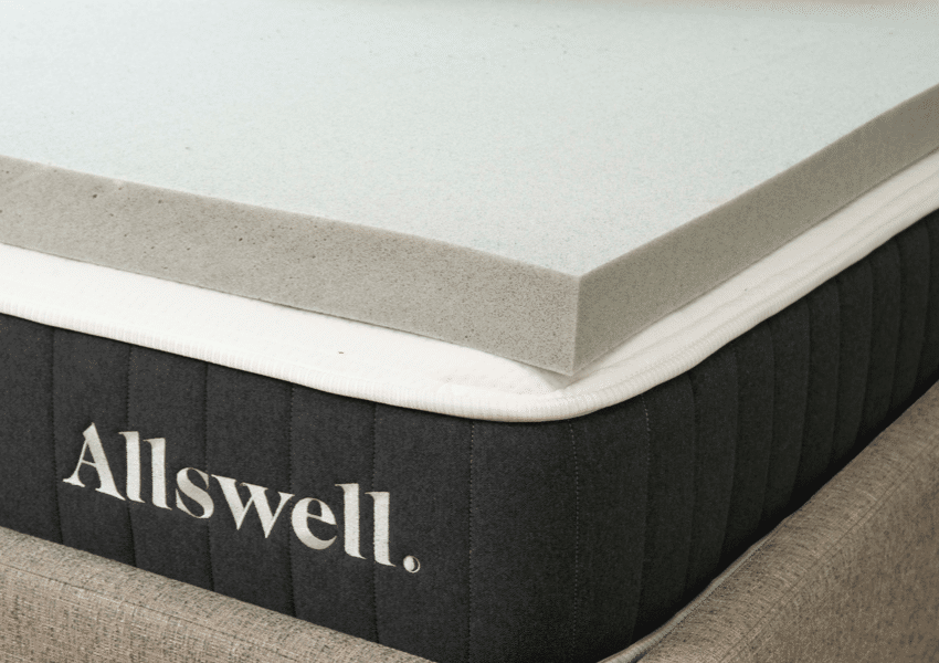 Allswell Memory Foam Mattress Topper Infused with Graphite