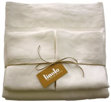 Linoto Pure BelgianItalian Flax Linen Bed Sheet Set