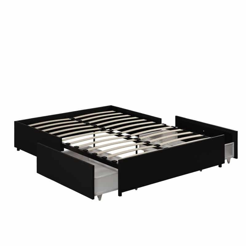 Nebraska Upholstered Low Profile Storage Platform Bed